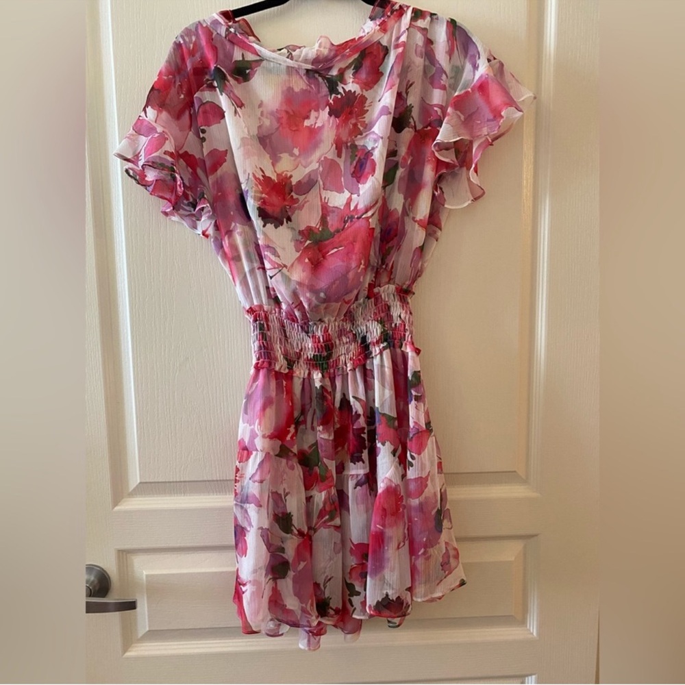 MISA Los Angeles Natalia Dress in Garden Fuchsia - M - Picture 4 of 16